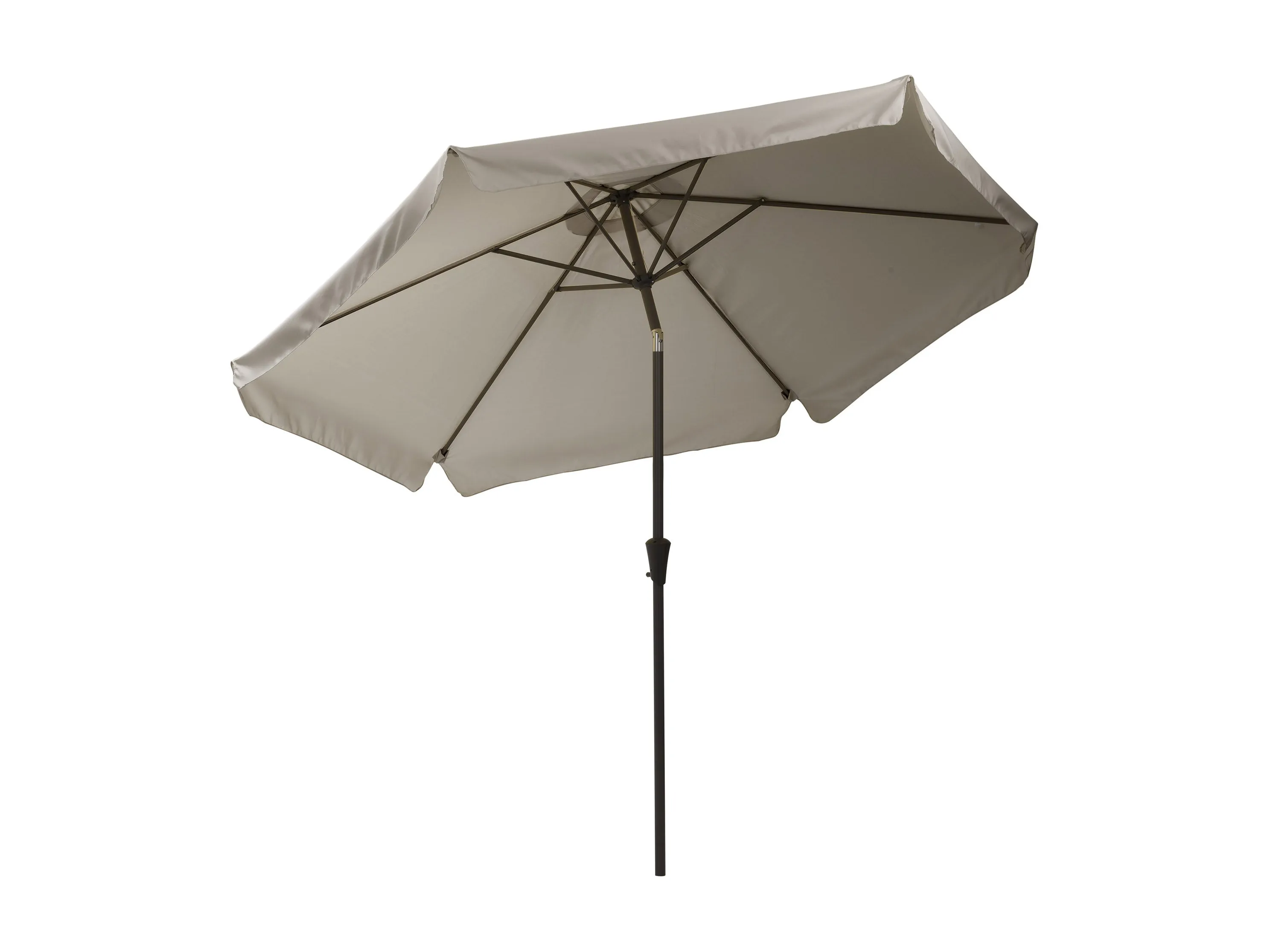 10ft Round Grey Patio Umbrella