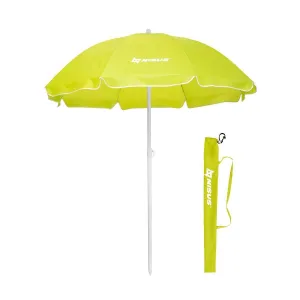 5, 6 ft Wholesale Lime Green Folding Beach Umbrella with Carry Bag