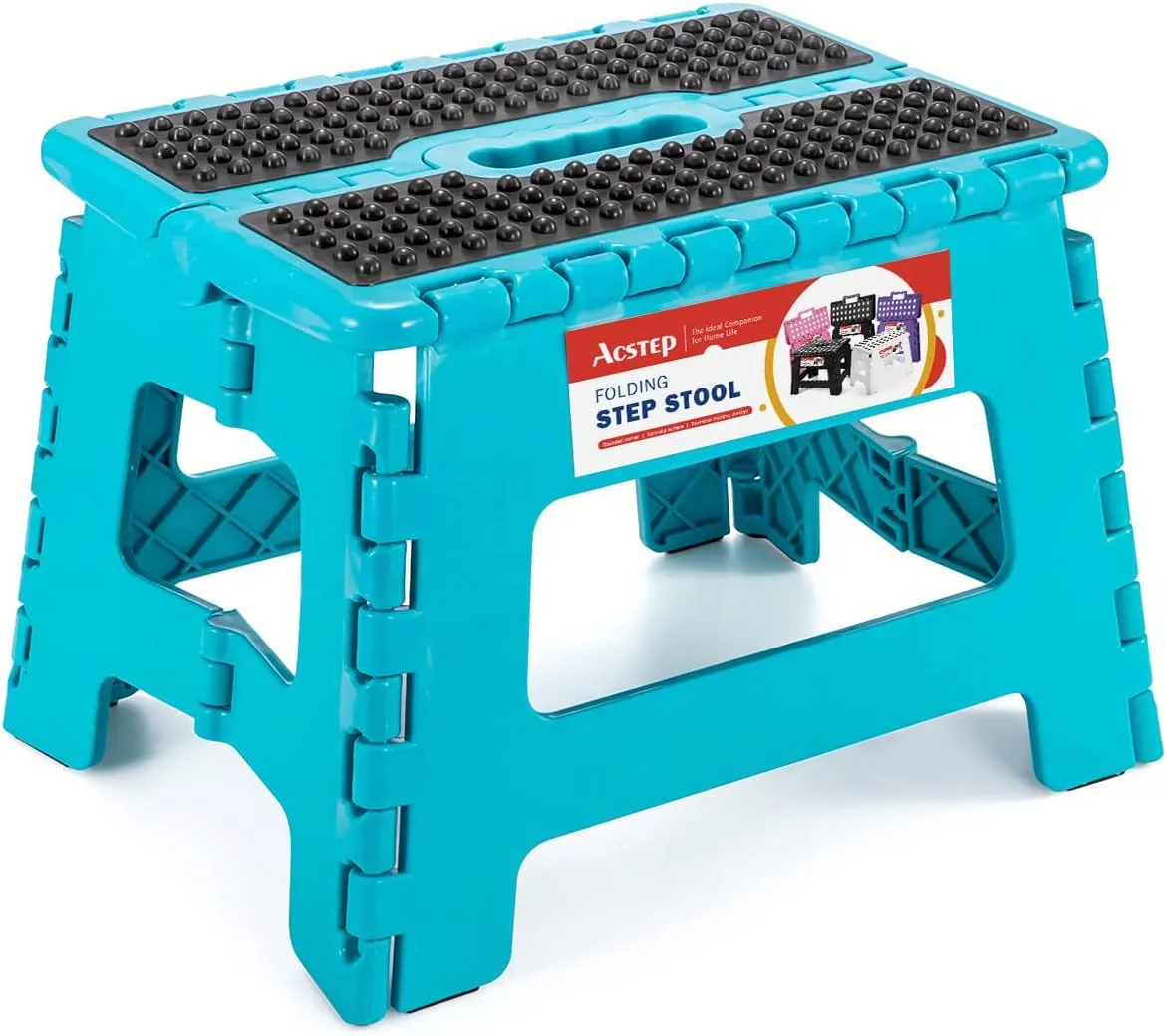 9 Inch Non Slip Dot Foldable Step Stool