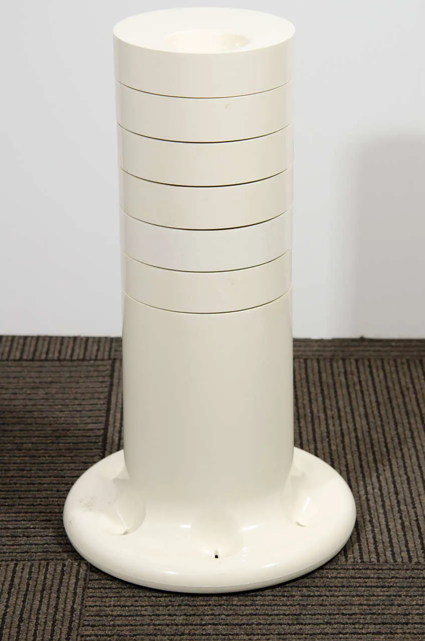 Contemporary Anonima Castelli Pluvium Umbrella Stand - Modernist Design with Italian Craftsmanship.