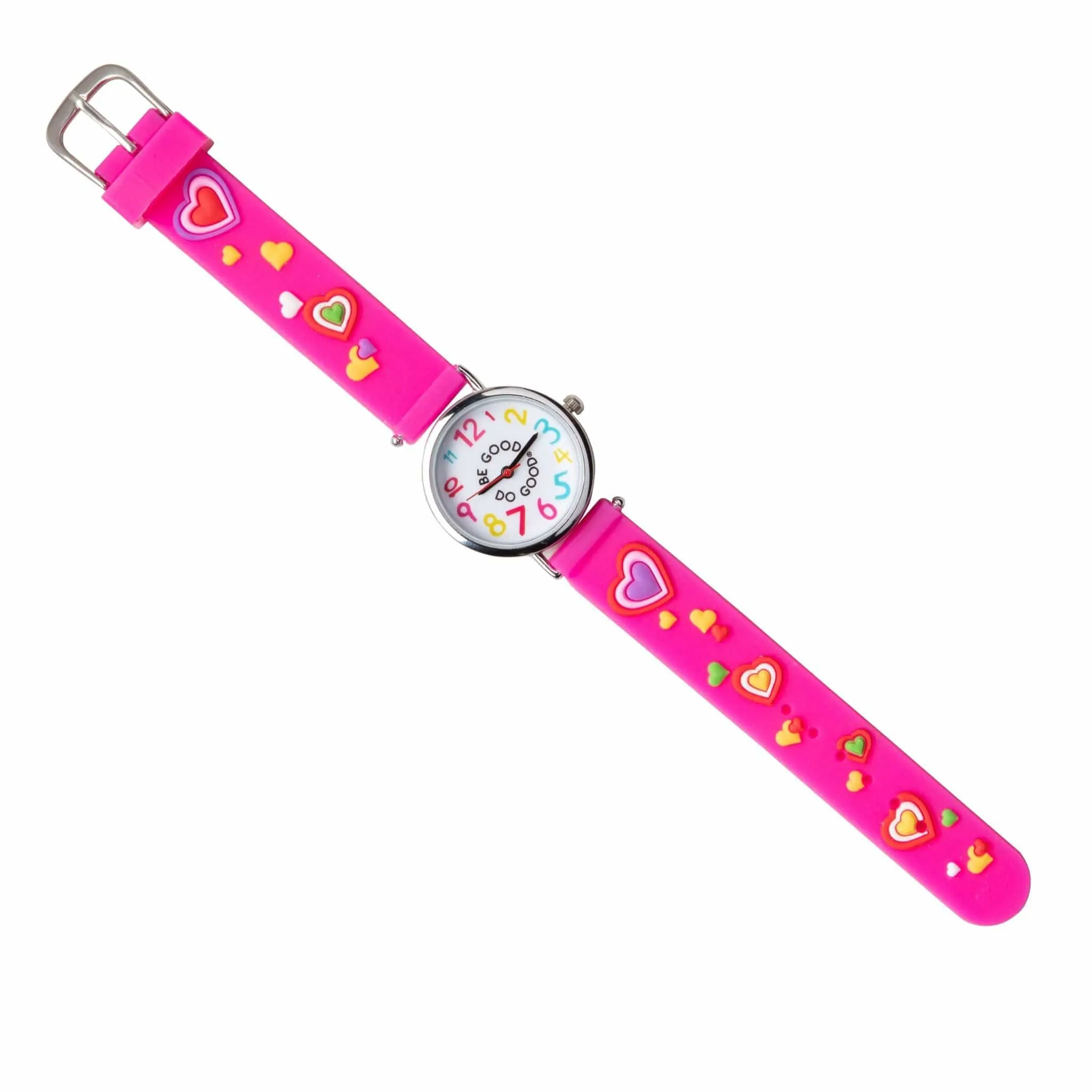 Arvo Kids' Pink n Hearts Watch