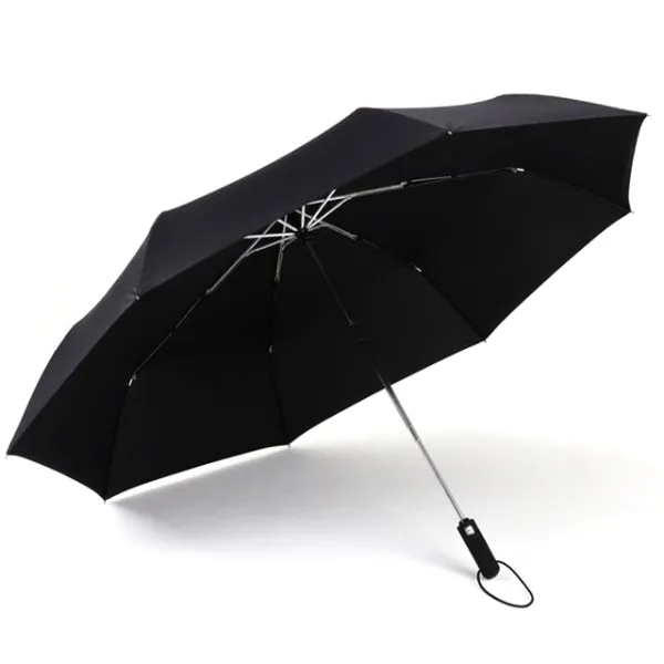 Black Automatic Windproof Umbrella