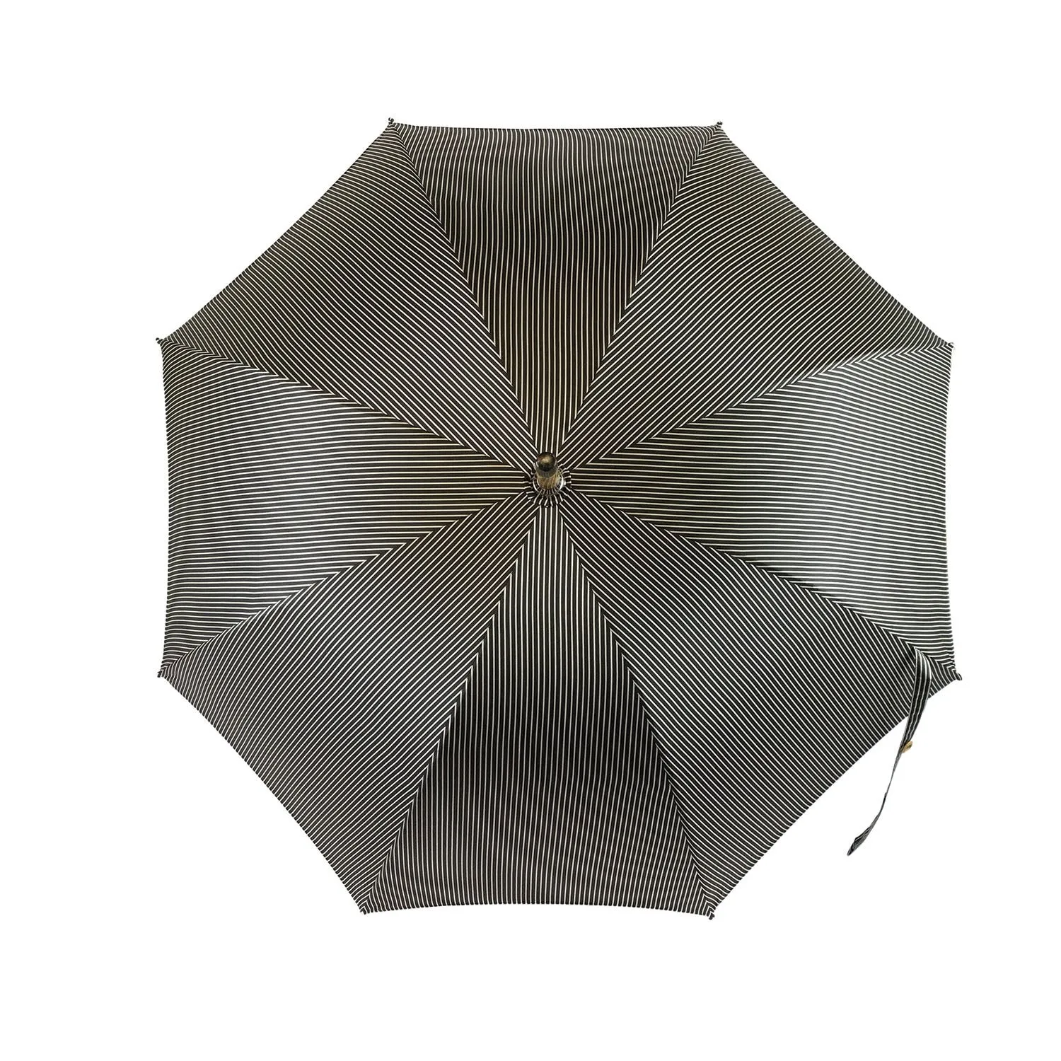 Black&White umbrella with Malacca Wood hand-curved