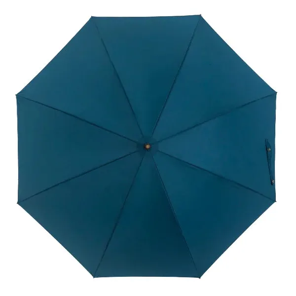 Blue Strong Wooden Umbrella