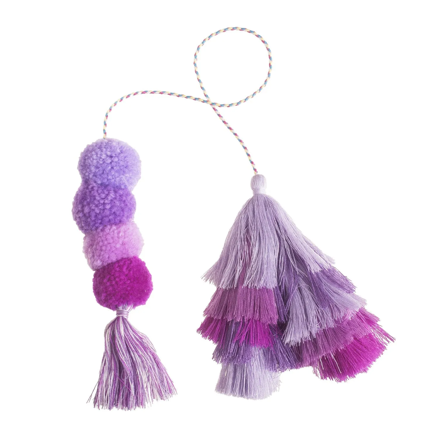 Bogg® Bag Bauble - Purple Rain Double Tassel