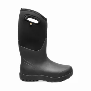 Bogs Women's Neo Classic Tall Pull On Rain Boot - Black