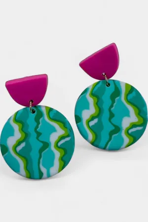 Camo Abstract Polly Earrings