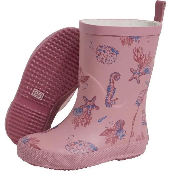 CeLaVi Rain Boots Aop Slate Rose