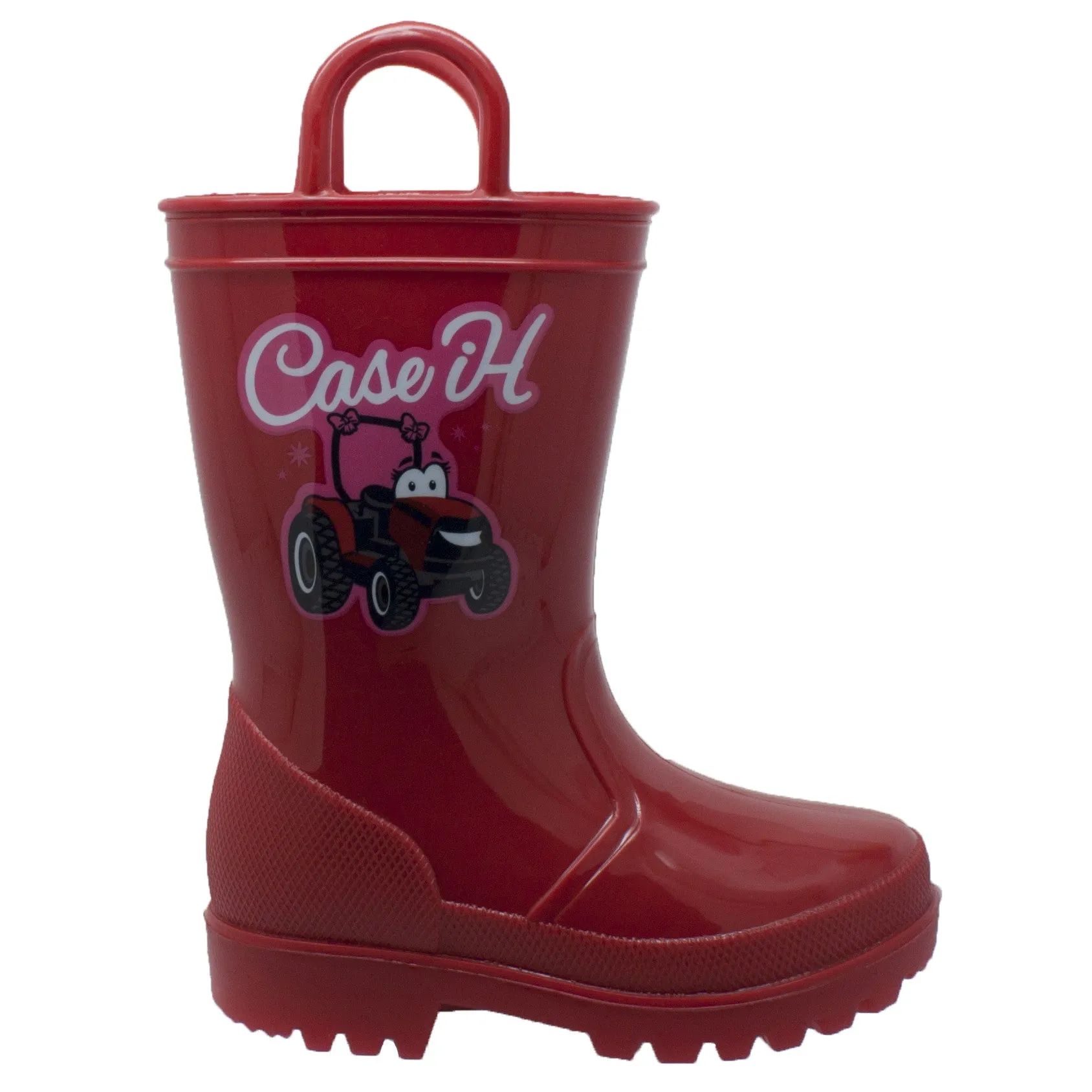 Children's PVC Boot with Light-Up Outsole Red - CI-4011