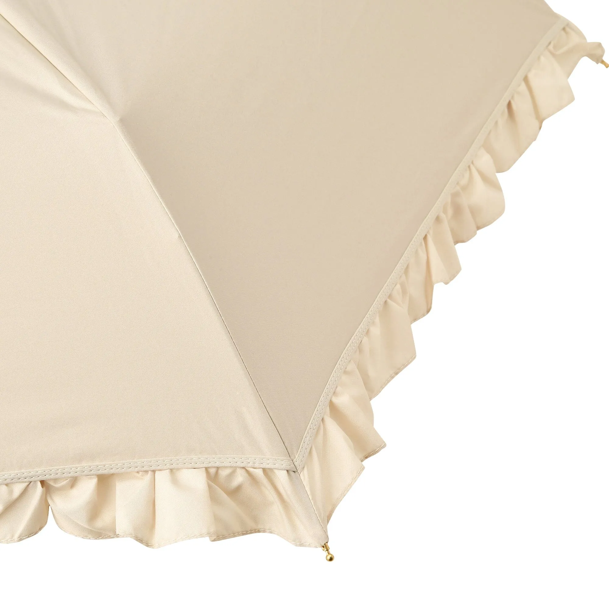 Classic Frill Mini  Beige