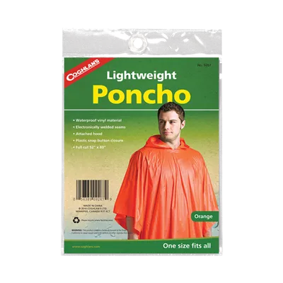 Coghlan's Lightweight Poncho Orange