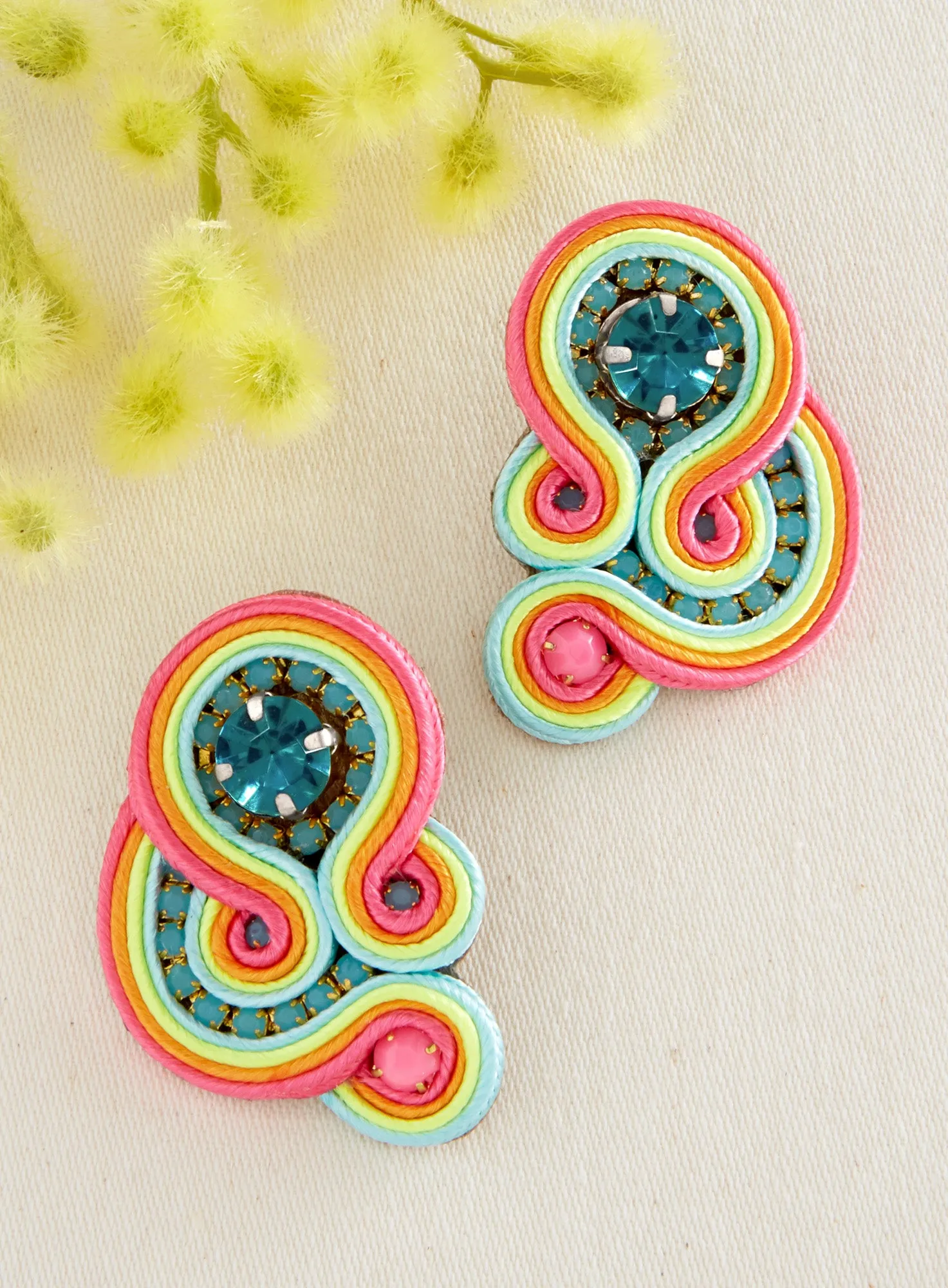 Colombian Pop Art Earrings