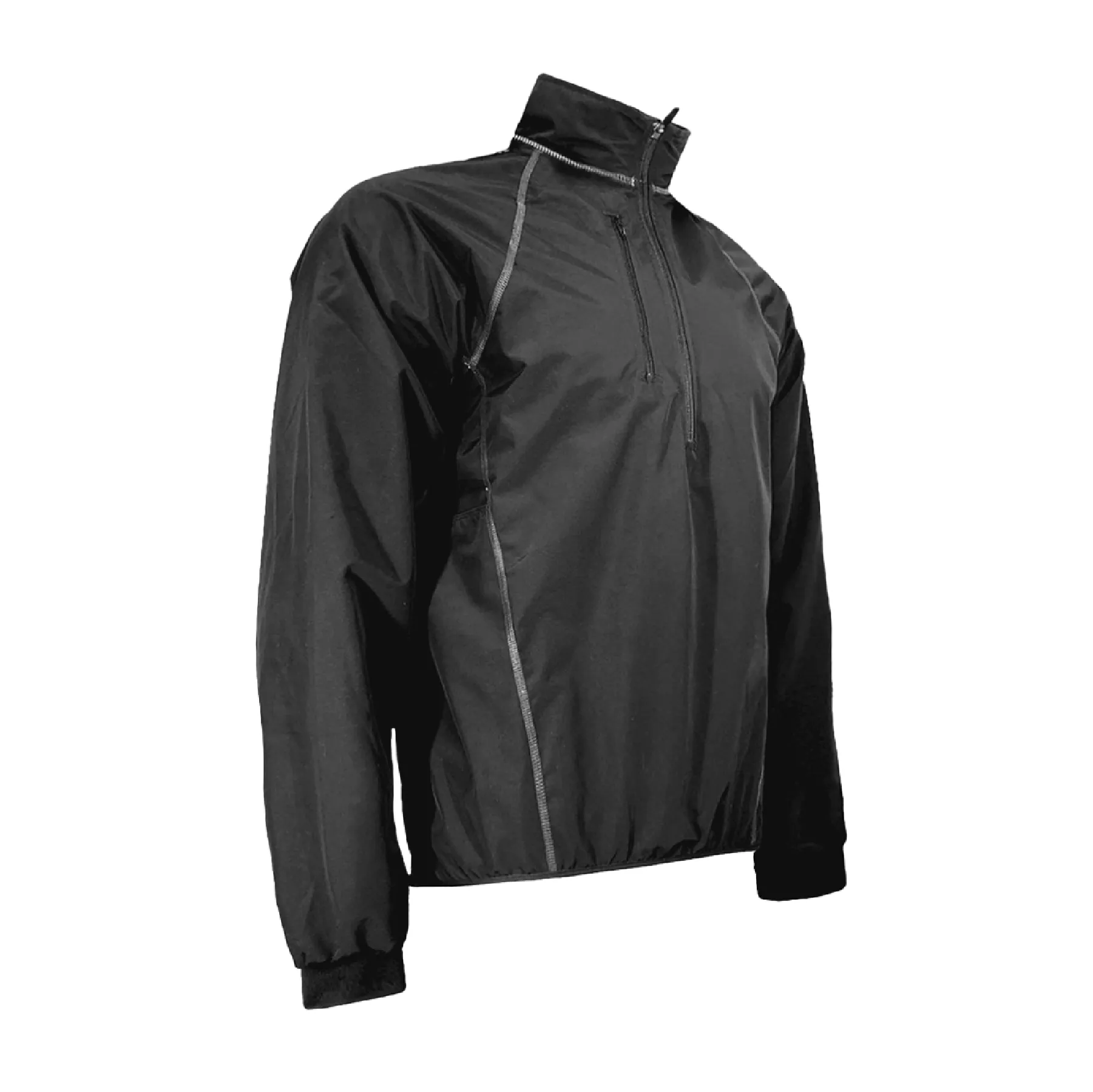 *Does NOT contain team logos* Unisex Classic Sequel Rower Midweight Jacket Black/Hi-Viz - GREENWICH WATER CLUB