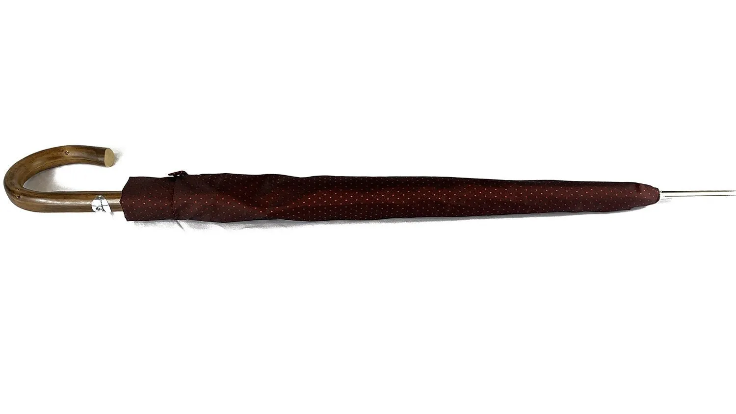 Elegant Burgundy Dot's Umbrella