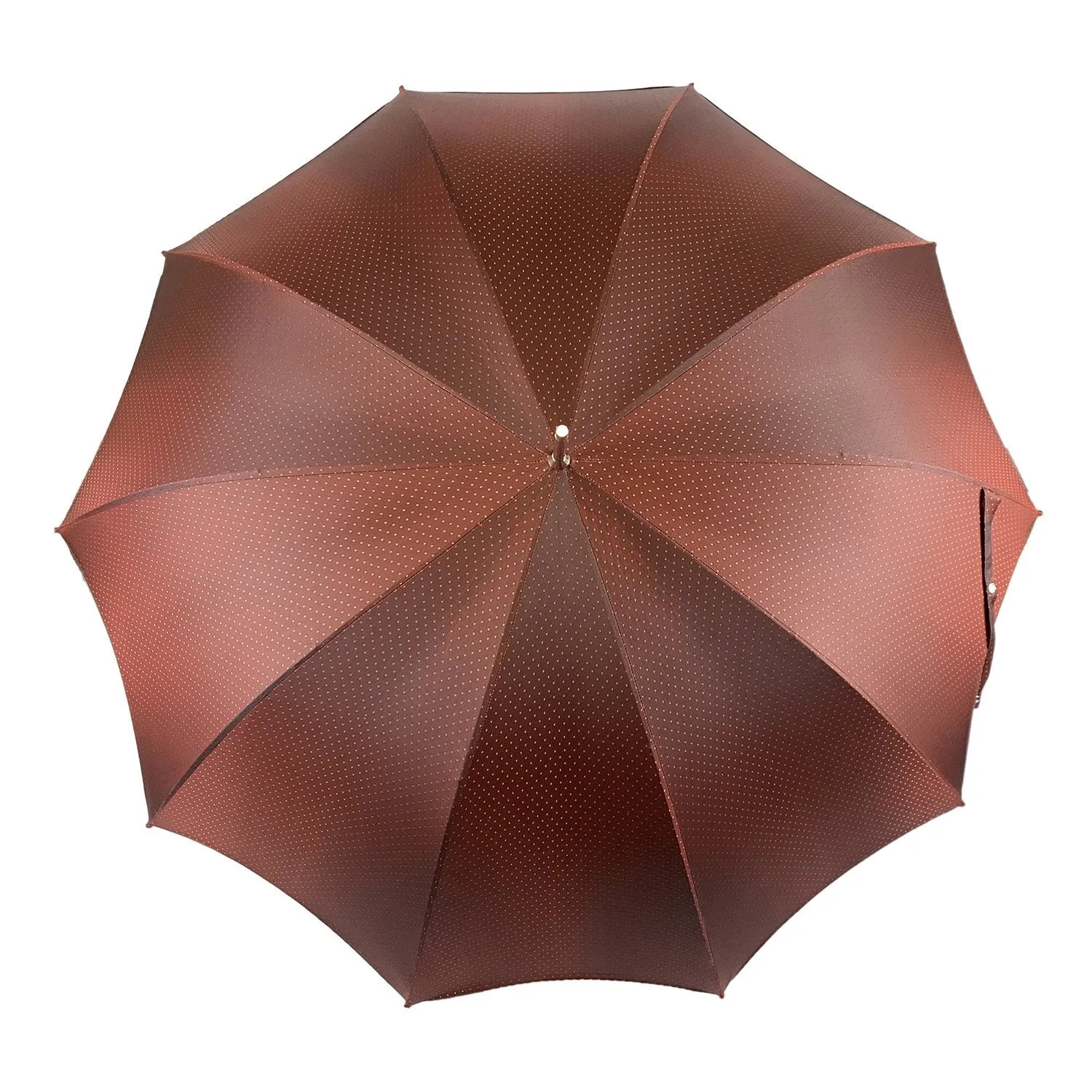 Elegant Burgundy Dot's Umbrella