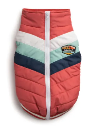 FabDog Chevron Coat Melon