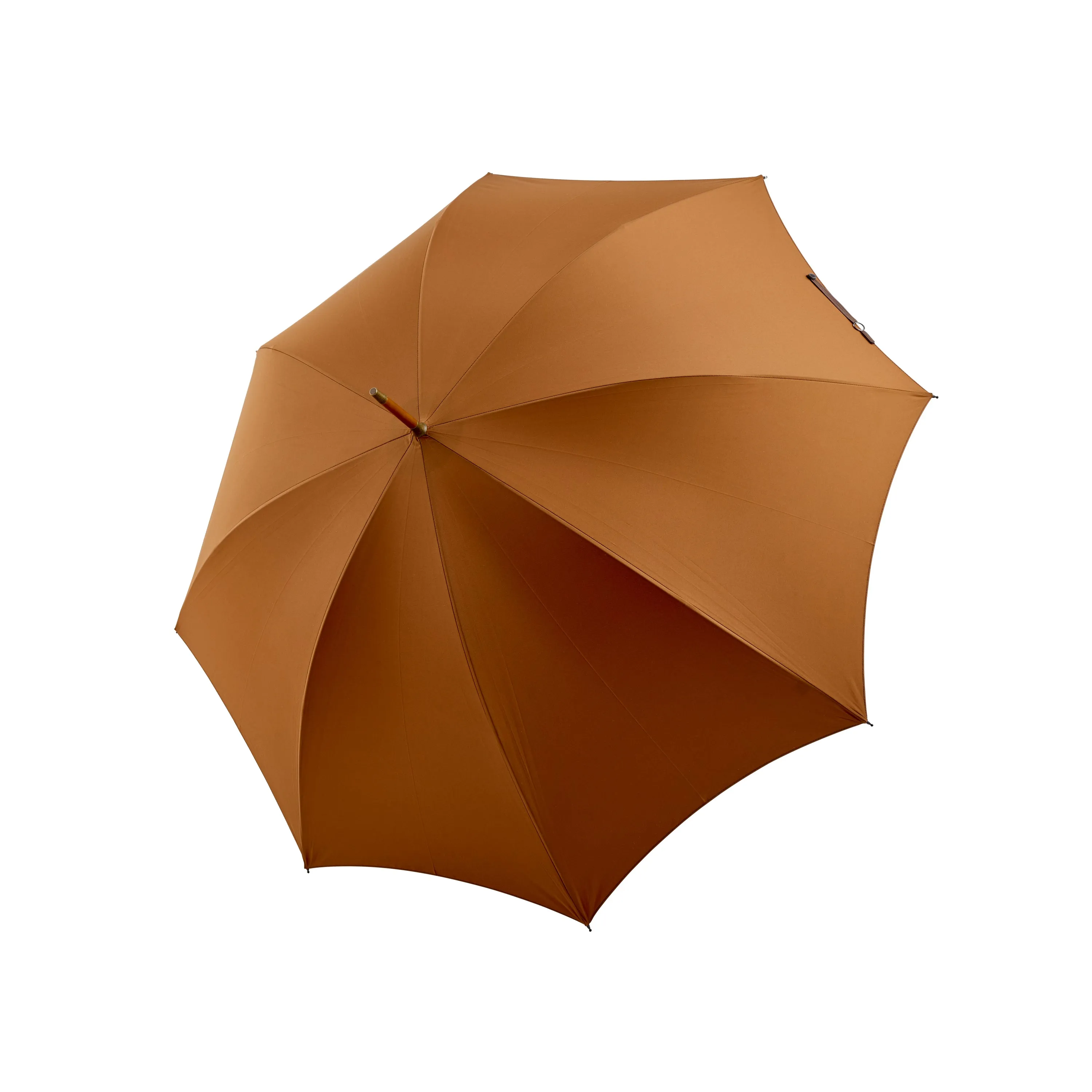 Stylish Fox Brindle Maple Gloss Handle Sienna Umbrella