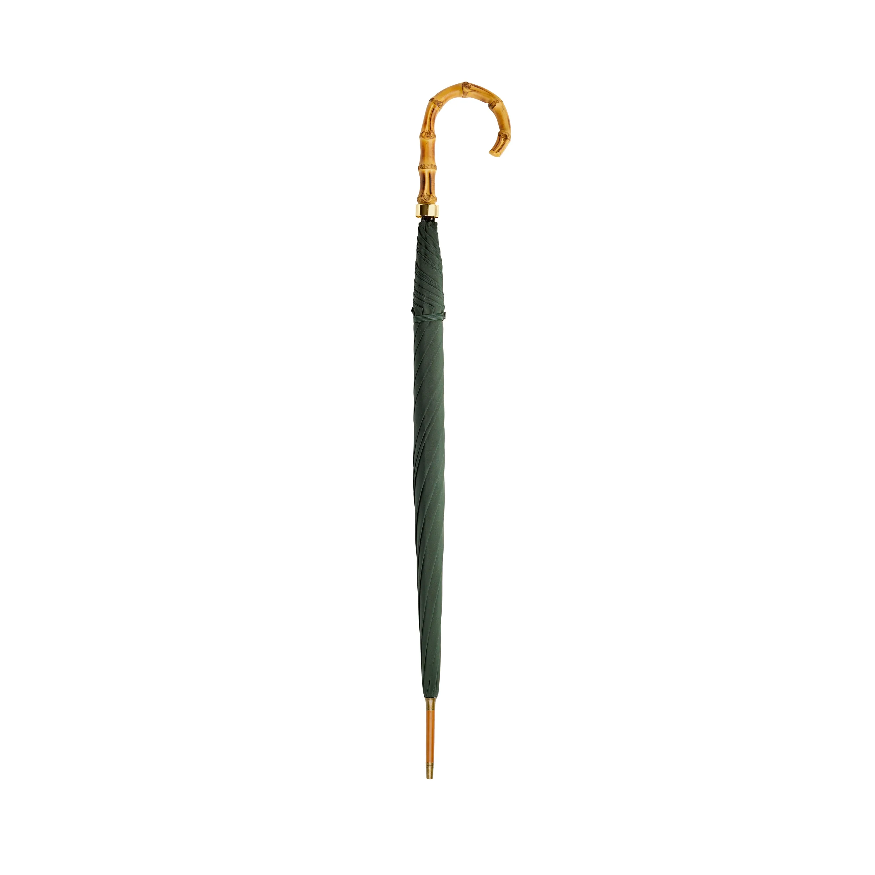 Fox Umbrellas Whangee Handle Dark Green Umbrella