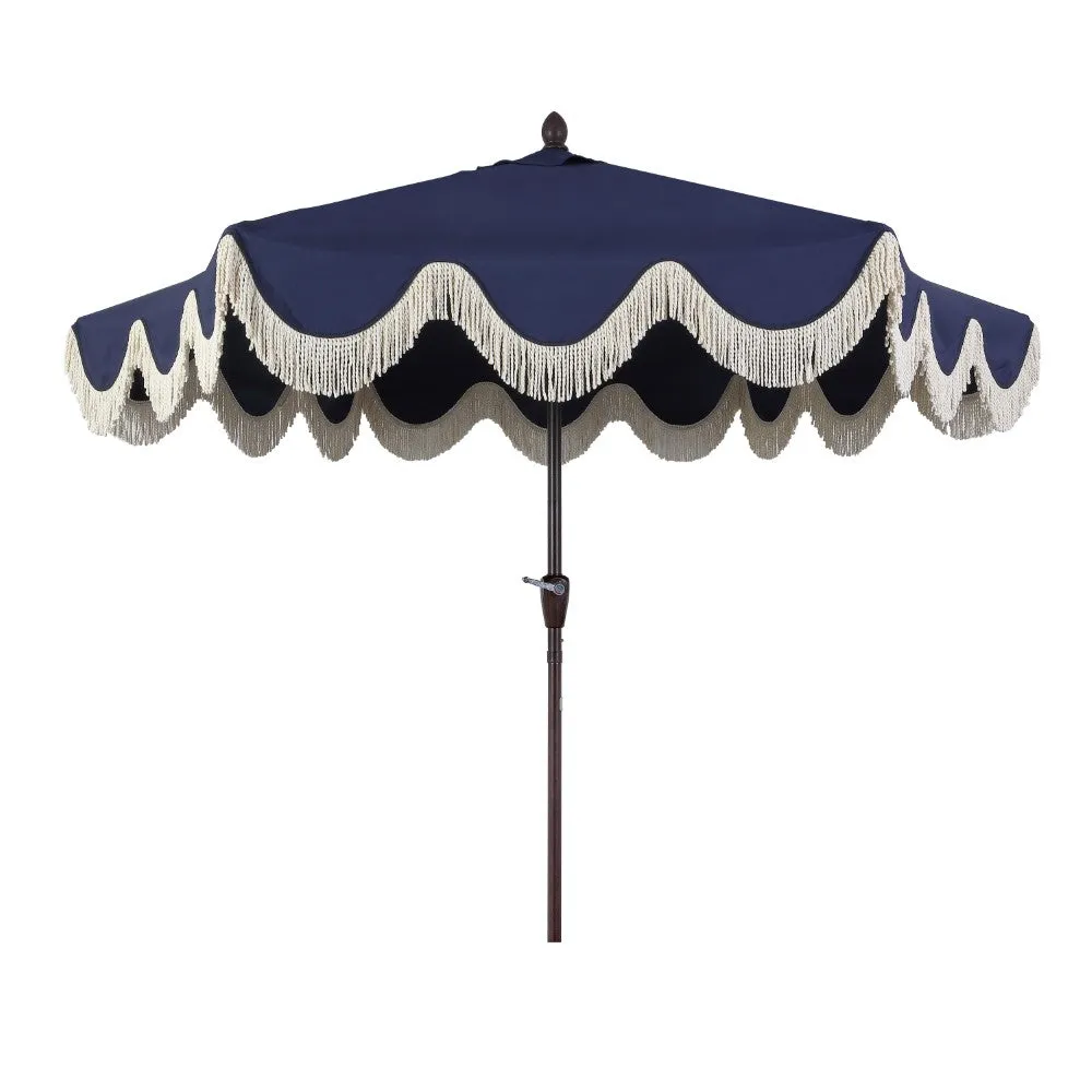 Globex 9 ft. Classic Cottage Tassel Market Patio Umbrella