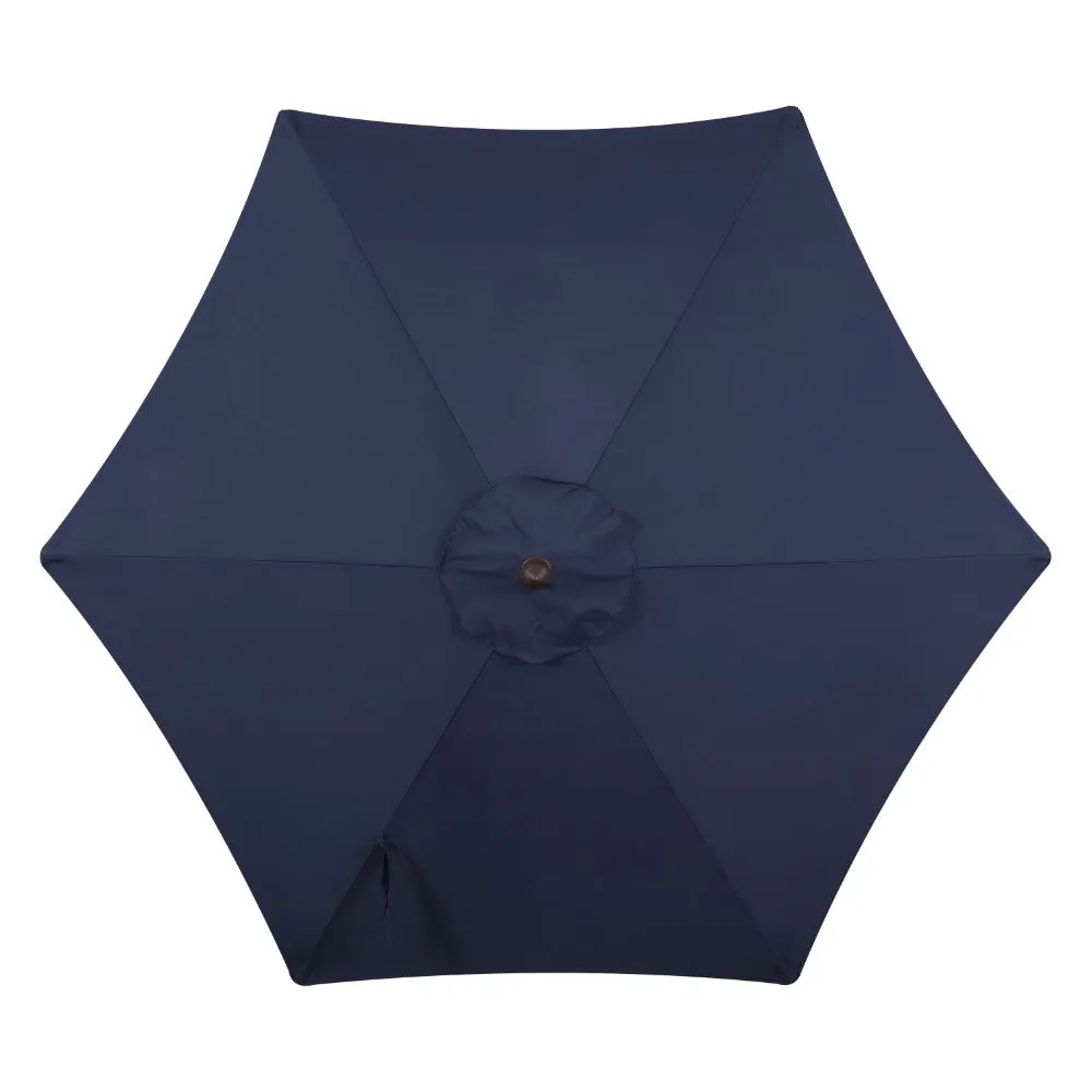 Globex 9 ft. Classic Cottage Tassel Market Patio Umbrella