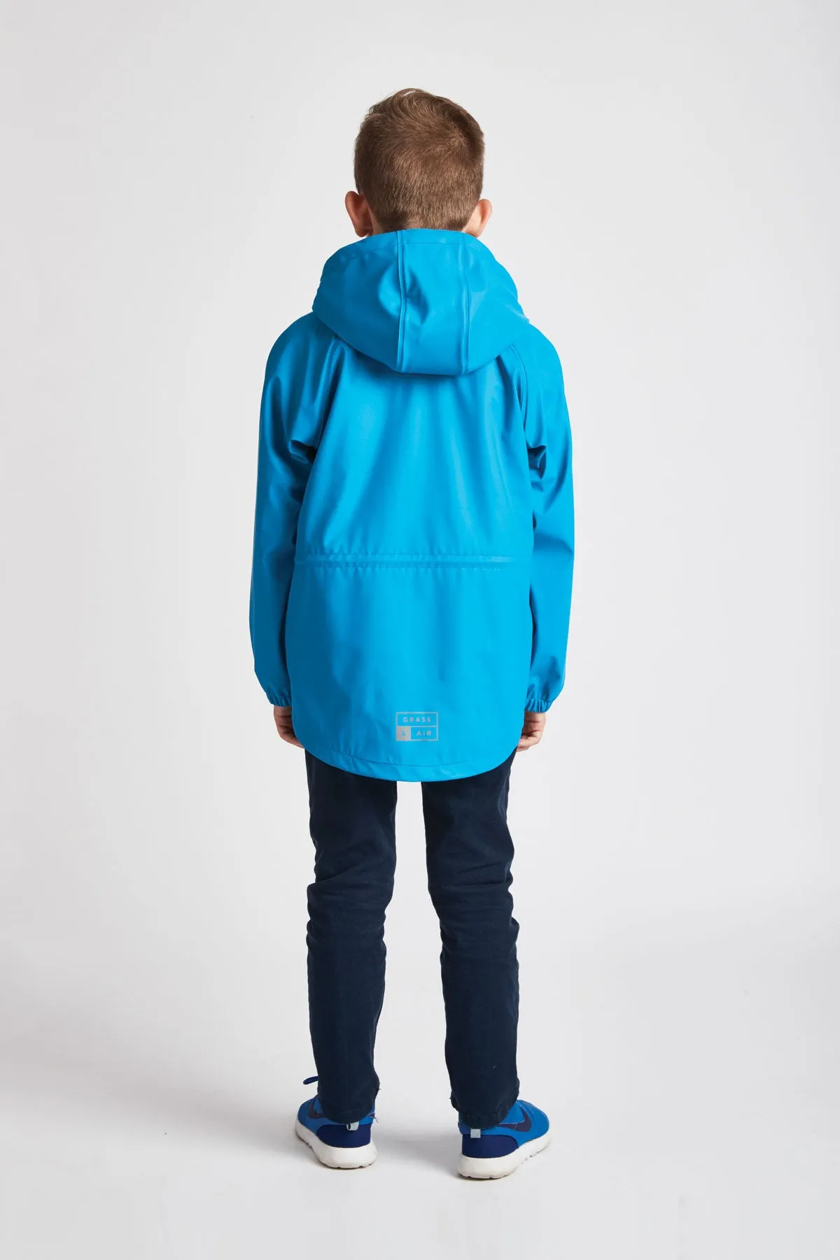 GRASS & AIR - Boys Rainster - Turquoise