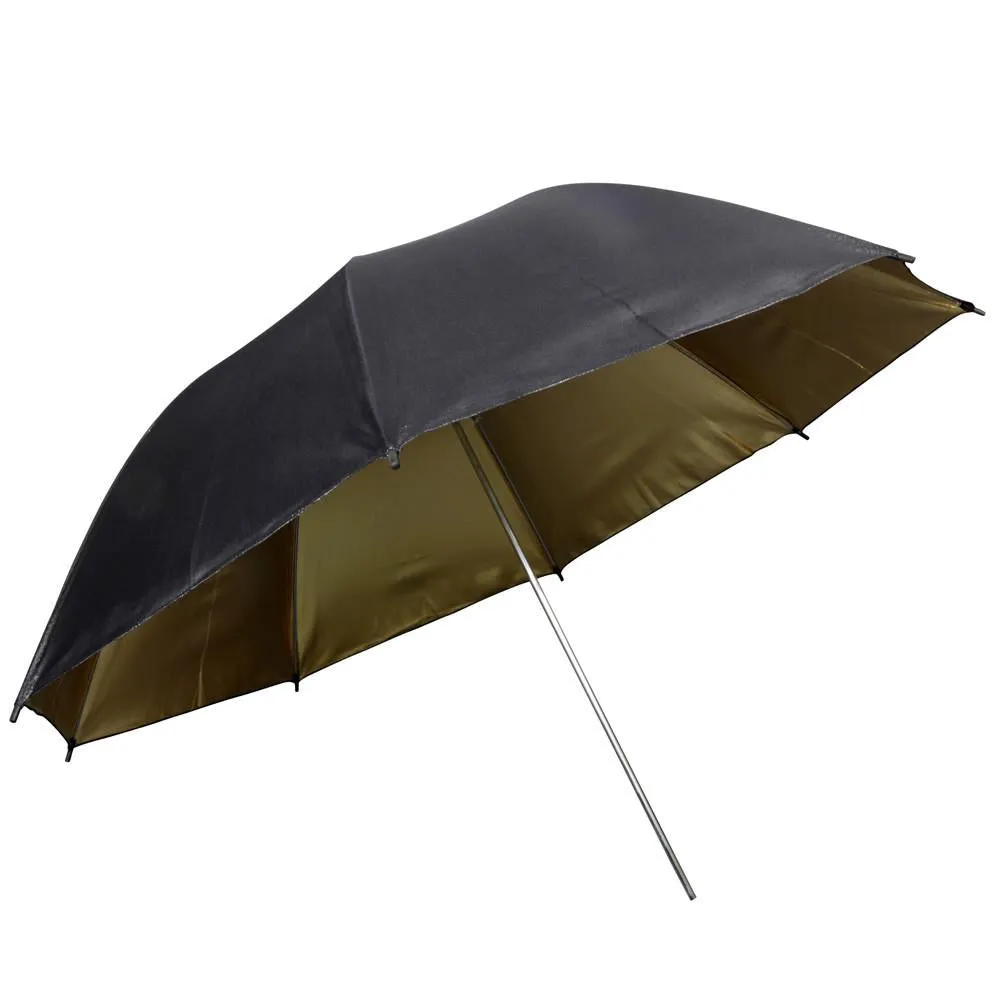 Hypop Large Black Gold Reflective Umbrella (40"/101cm)