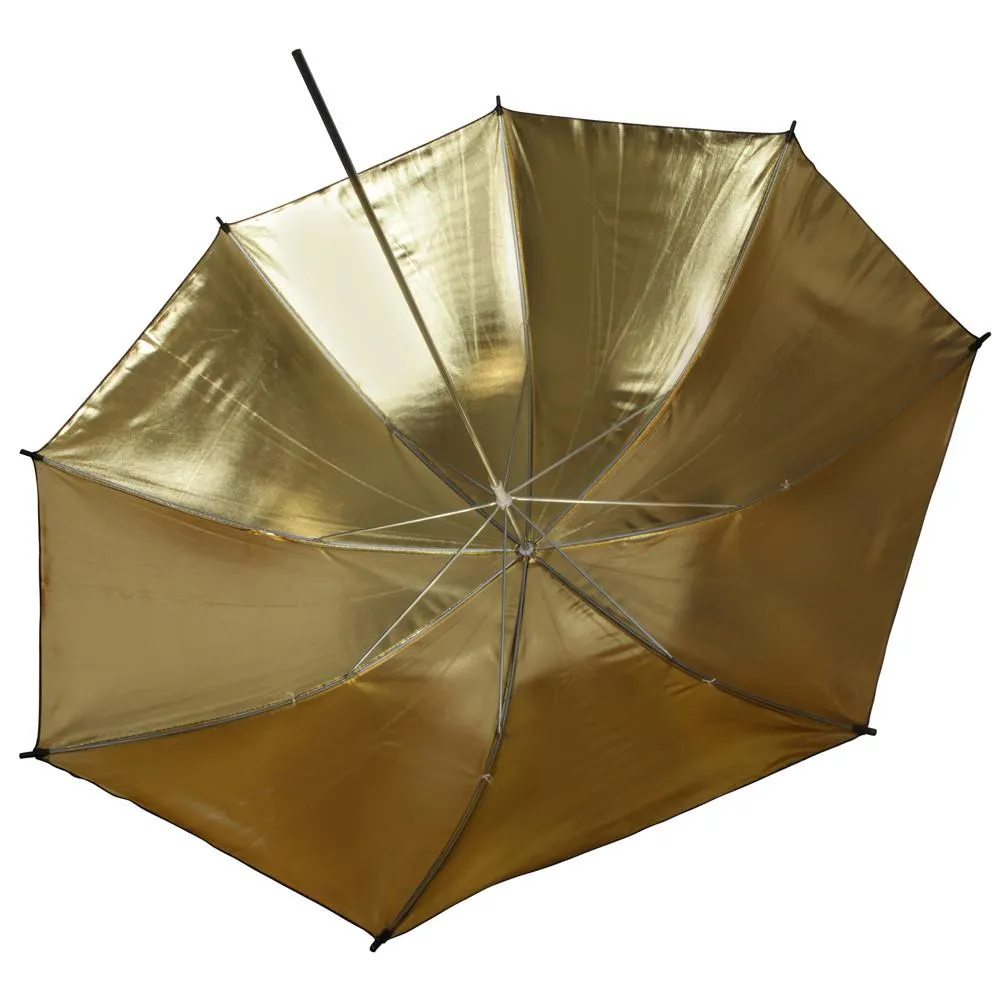 Hypop Large Black Gold Reflective Umbrella (40"/101cm)