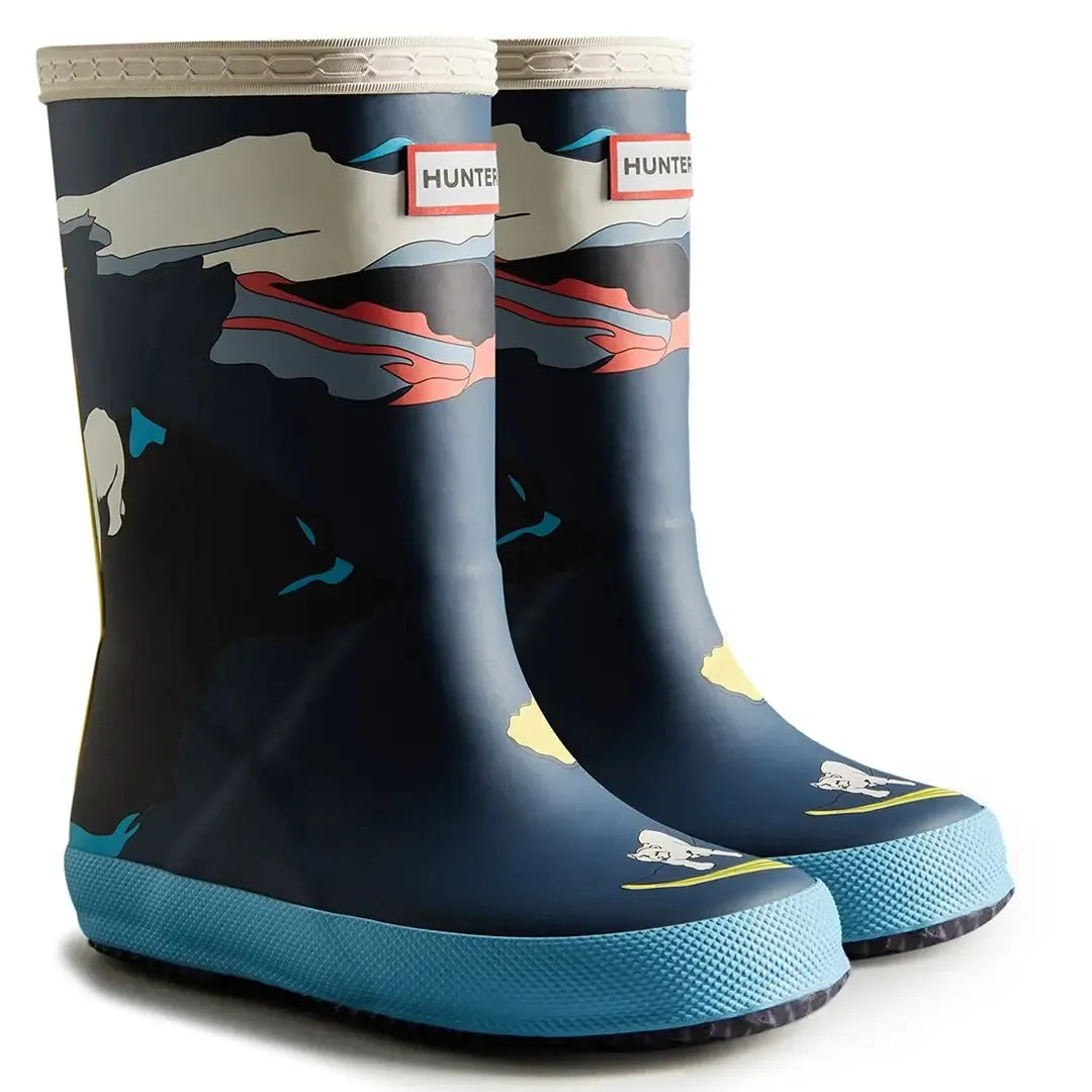 Iceberg Children's Wellington Boots - Navy by Hunter