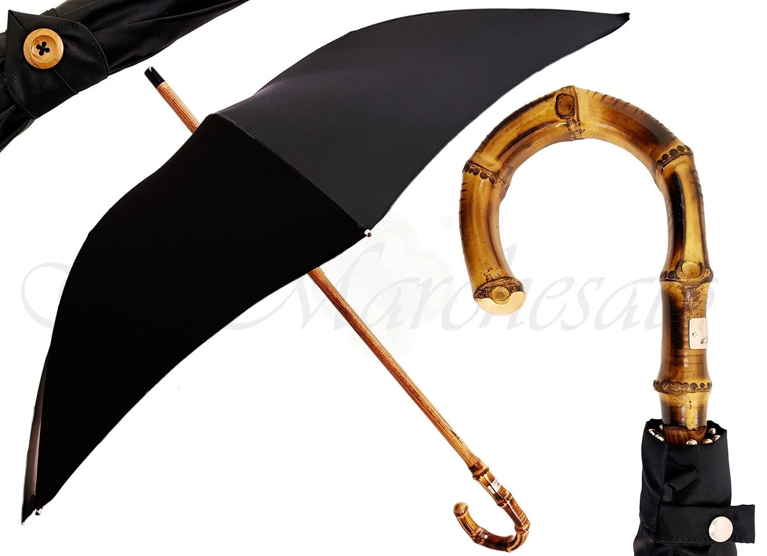 il Marchesato Handmade Whanghee Bamboo-Gentlemen's Umbrella