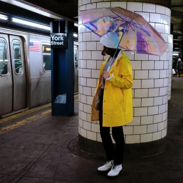 Iridescent Holographic Umbrella