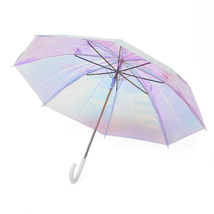 Iridescent Holographic Umbrella