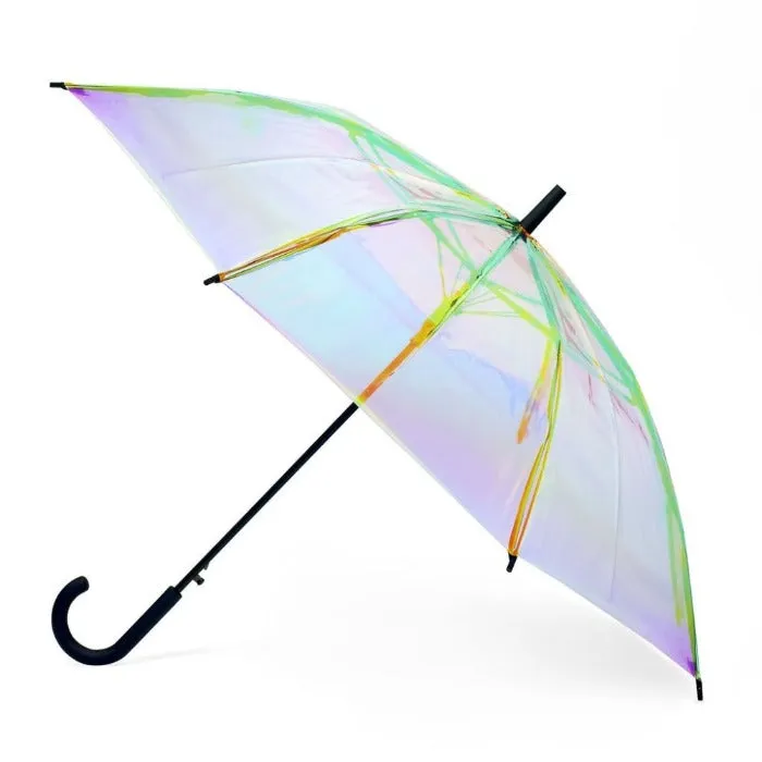 Iridescent Holographic Umbrella