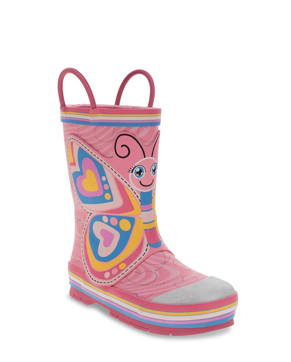 Kids Bella Butterfly Rain Boot - Pink