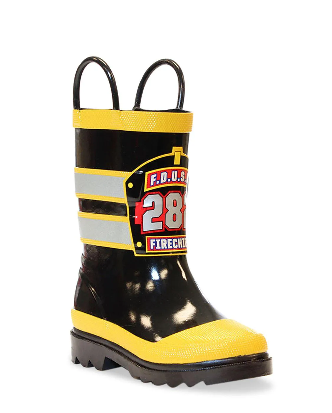 Kids F.D.U.S.A. Rain Boot - Black