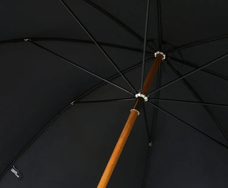 London Undercover All Black City Gent Umbrella