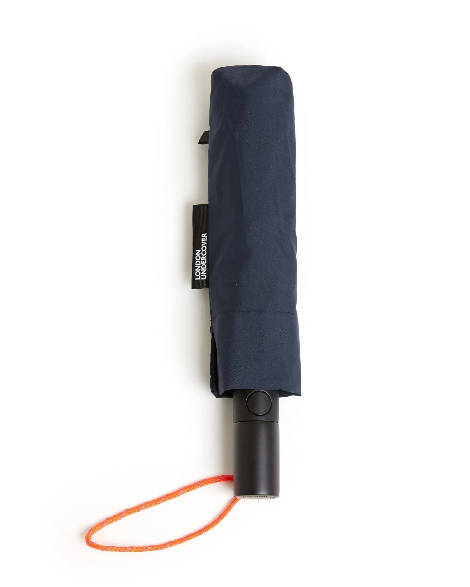 London Undercover Auto Push Button Compact Umbrella: Navy