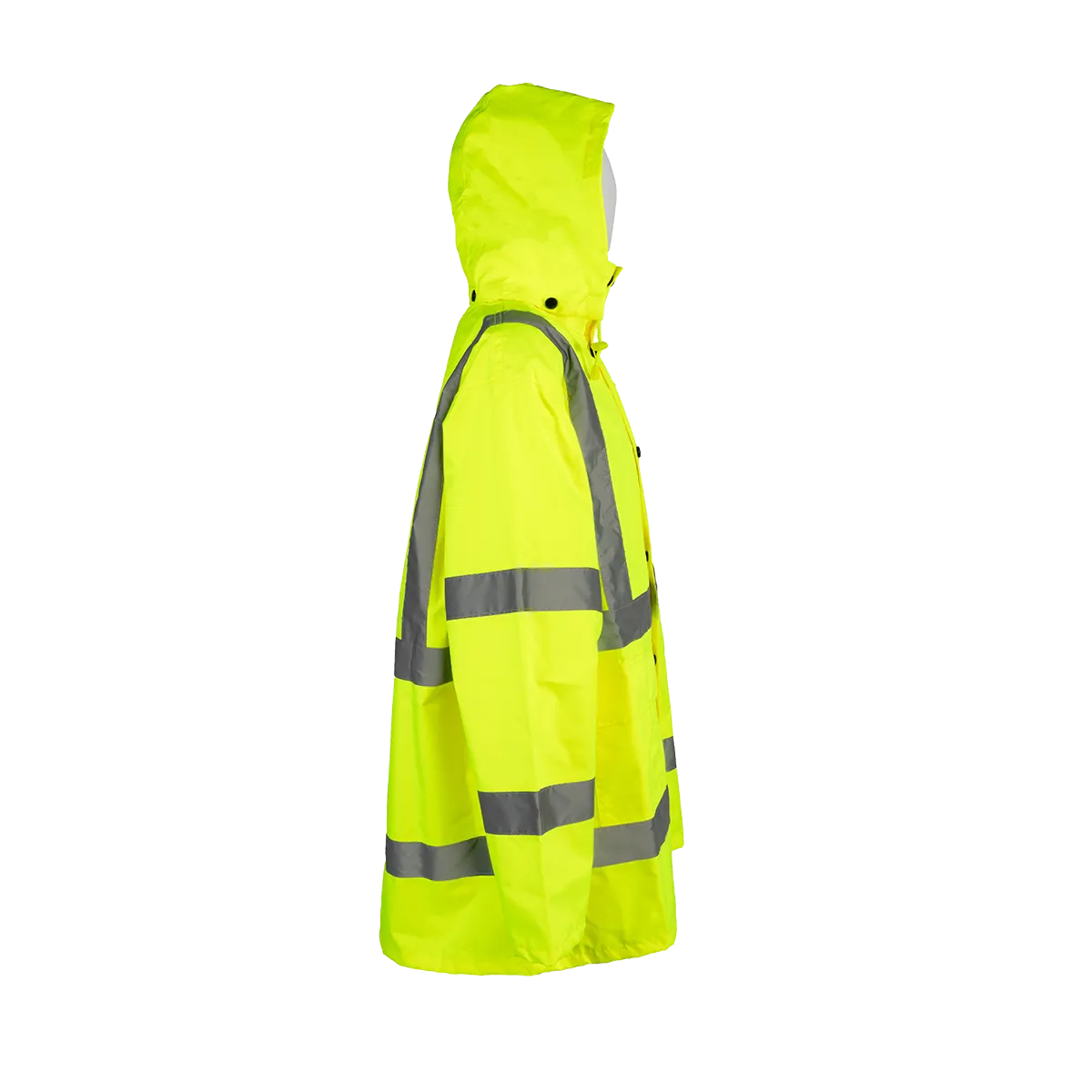 LRJK-C3 ANSI/ISEA Class 3 Lime Waterproof Rain Jacket