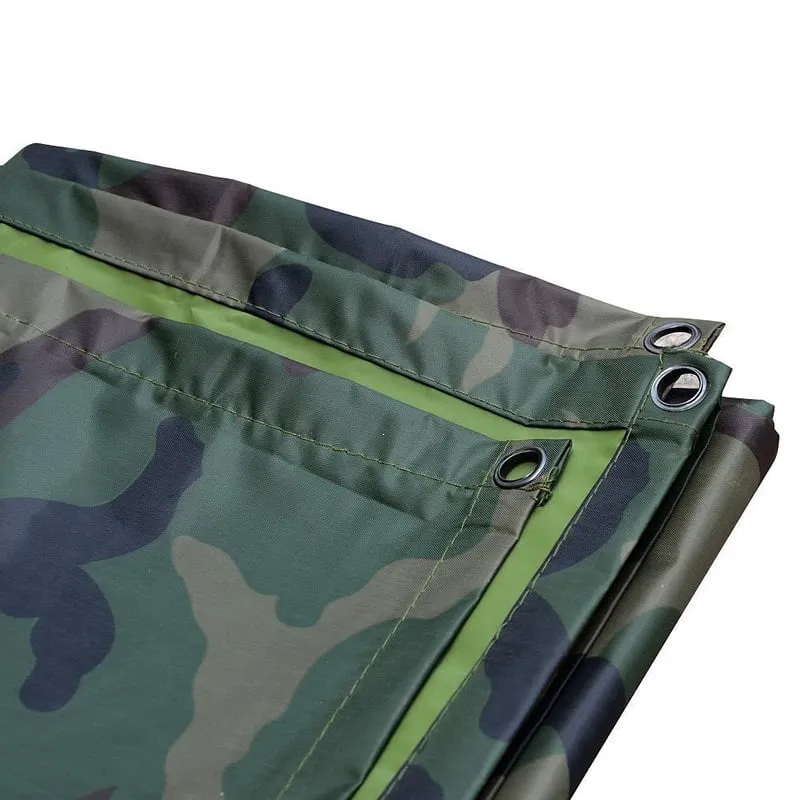 Military Style Hooded Rain Poncho & Multi-Purpose Waterproof Shelter / Tent / Picnic Mat Stealth Angel Survival SA-RC1