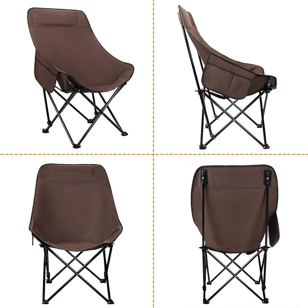 (NET) Camping Folding Chair Portable with Carry Bag Seat