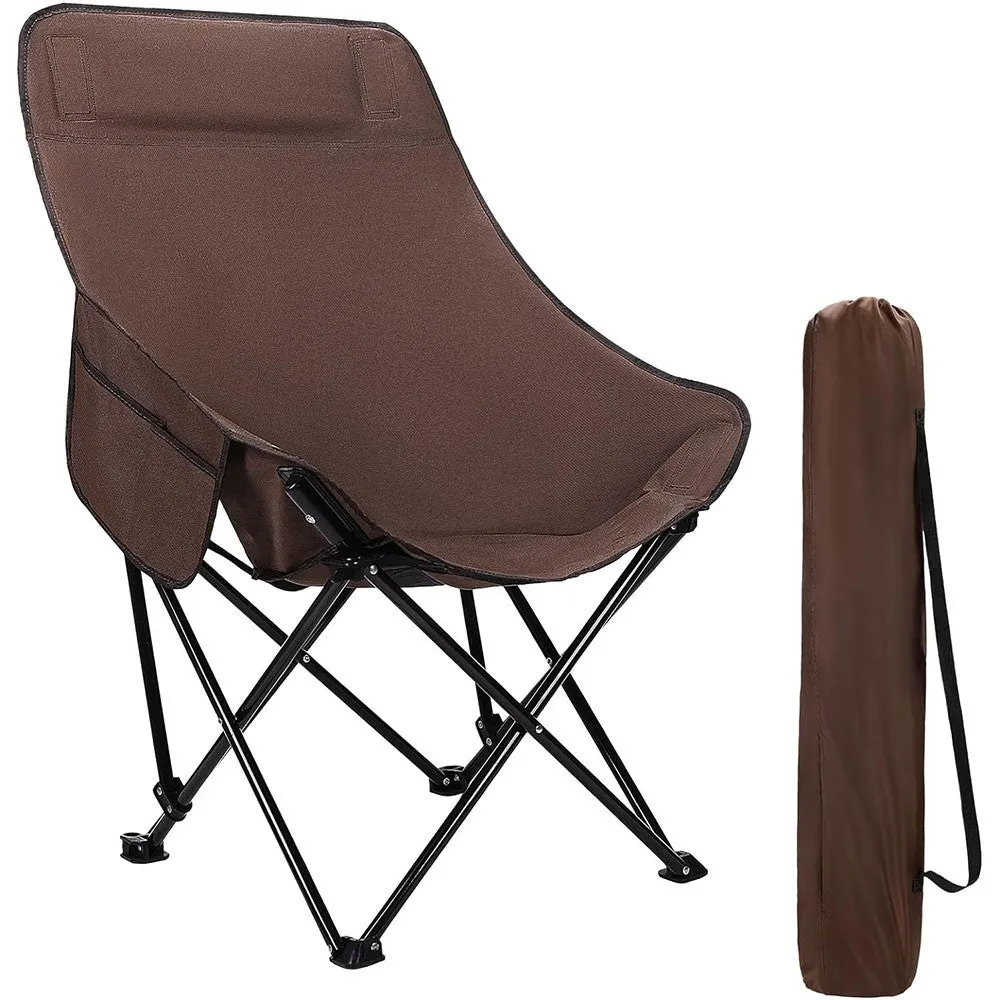 (NET) Camping Folding Chair Portable with Carry Bag Seat