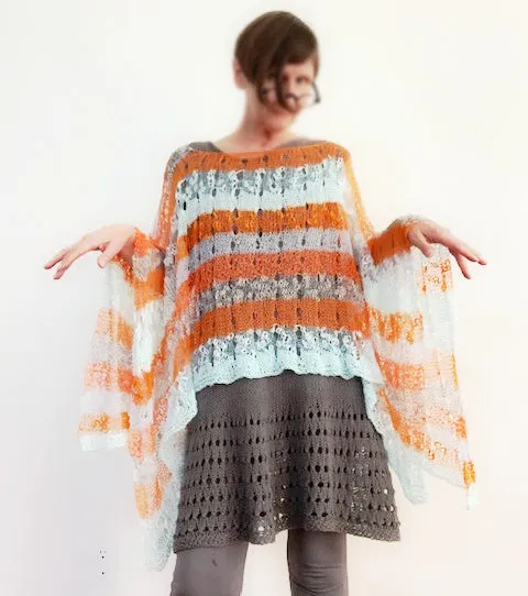 Neuf poncho knit kits, 40% off