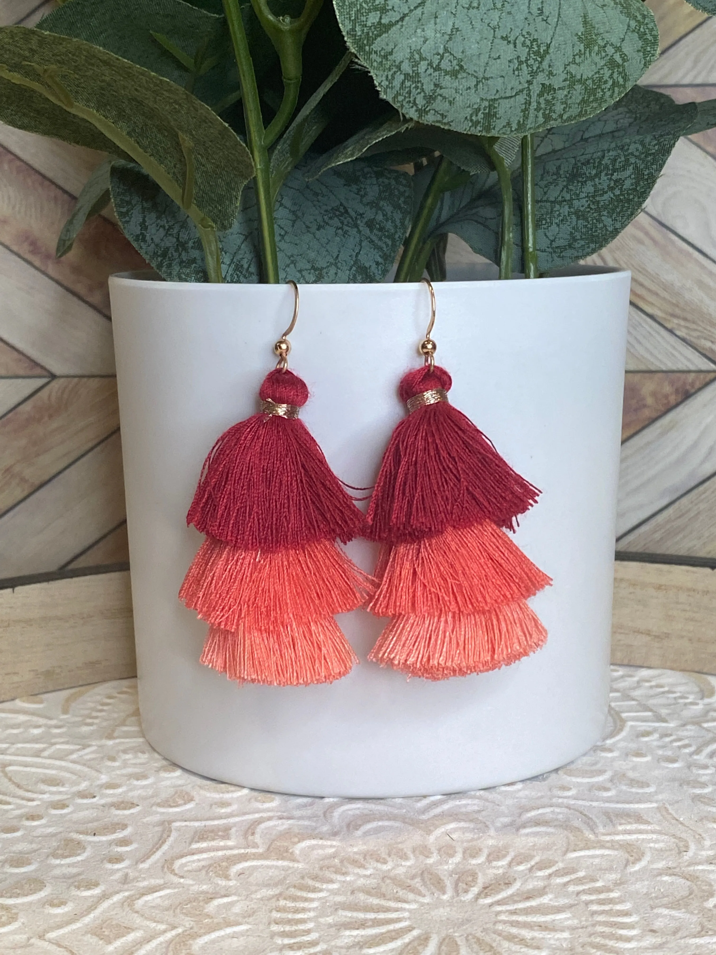 Ombré Tassel Earrings