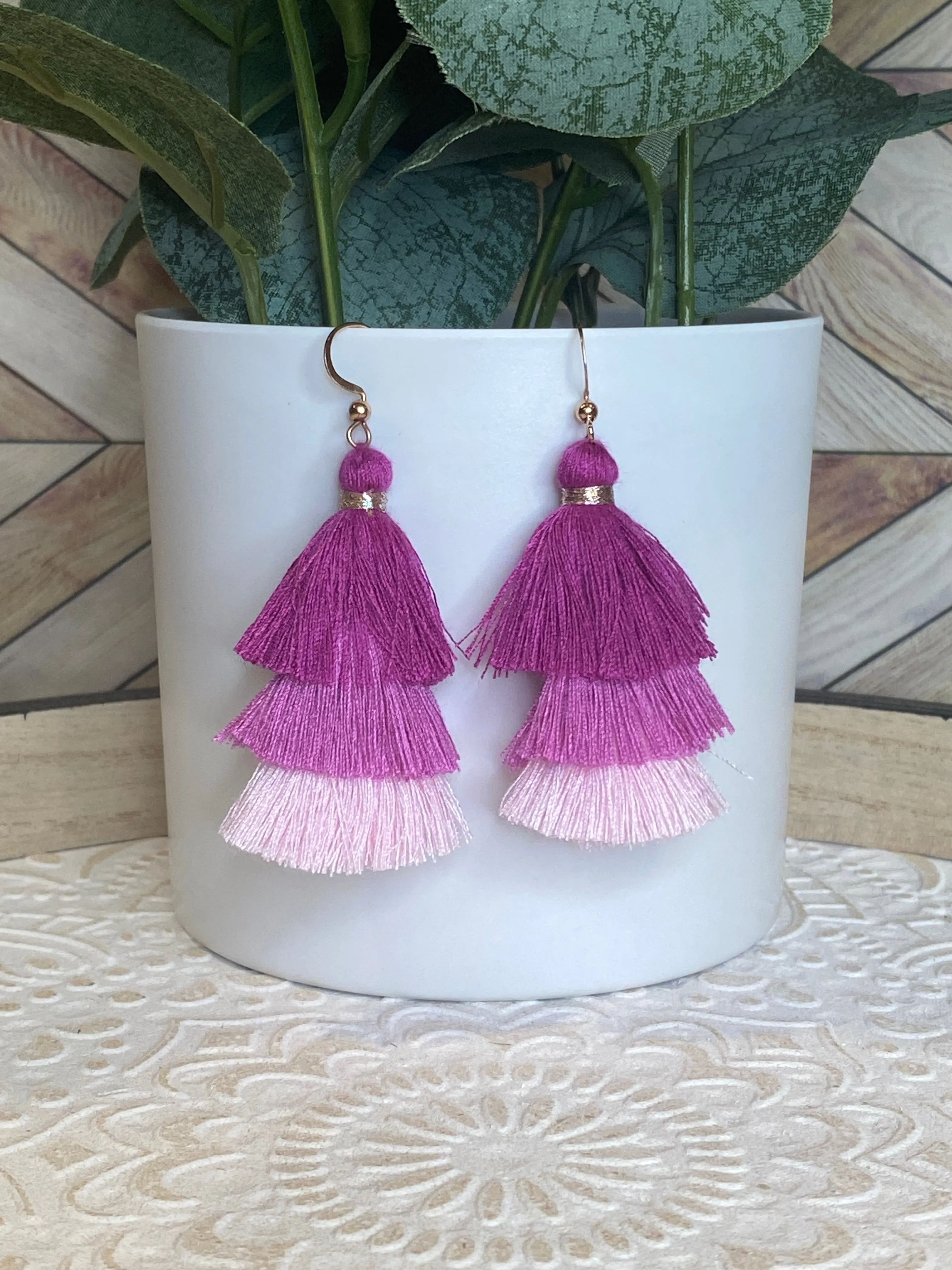 Ombré Tassel Earrings