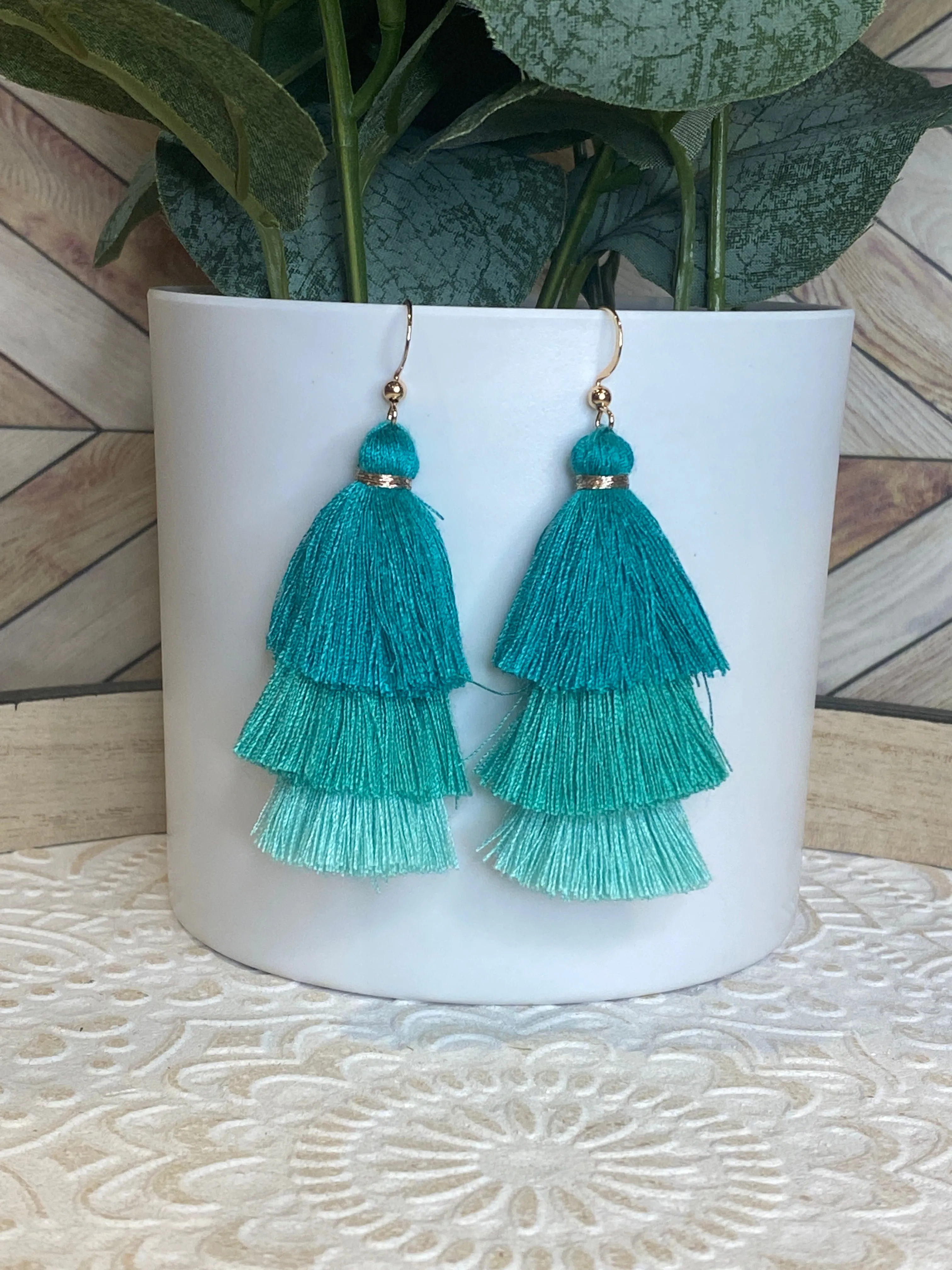 Ombré Tassel Earrings