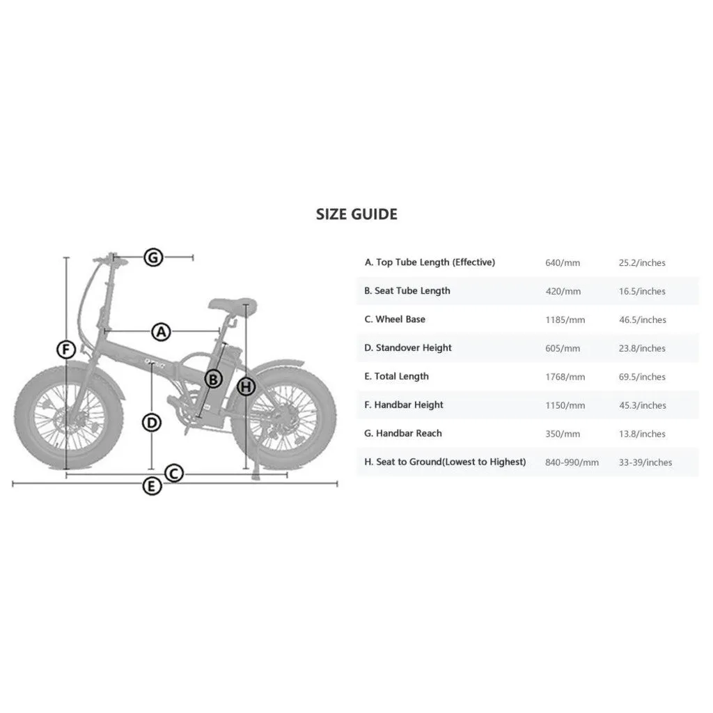 On Sale! Ecotric 20" 500W 48V Fat Tire Folding Electric Bike