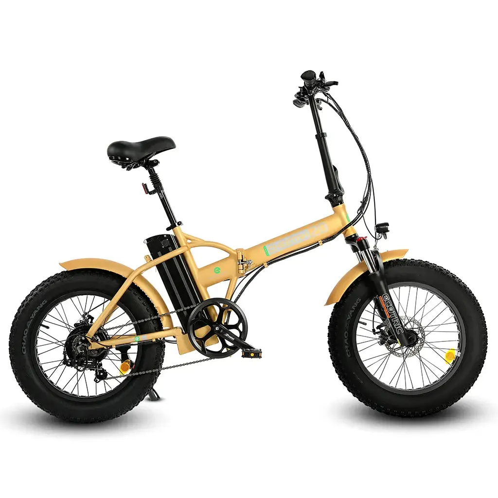 On Sale! Ecotric 20" 500W 48V Fat Tire Folding Electric Bike