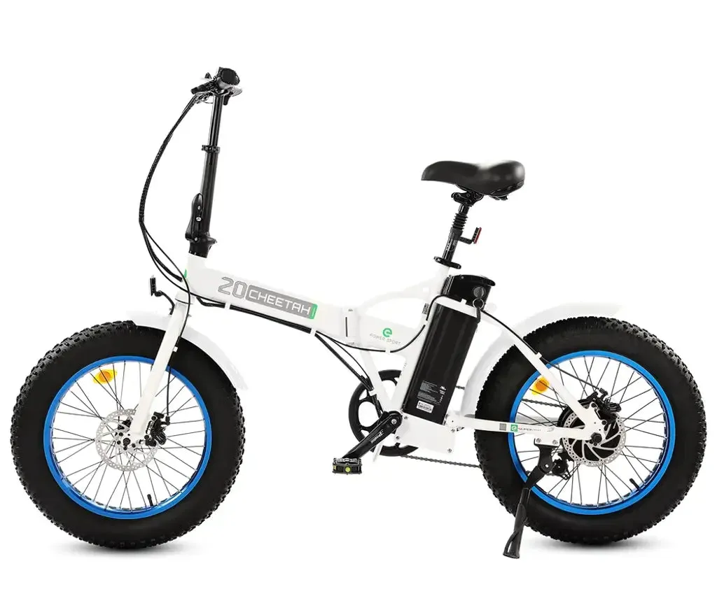 On Sale! UL Certified - Ecotric 20” 36V 500W Portable Folding Fat Tire Electric Bike