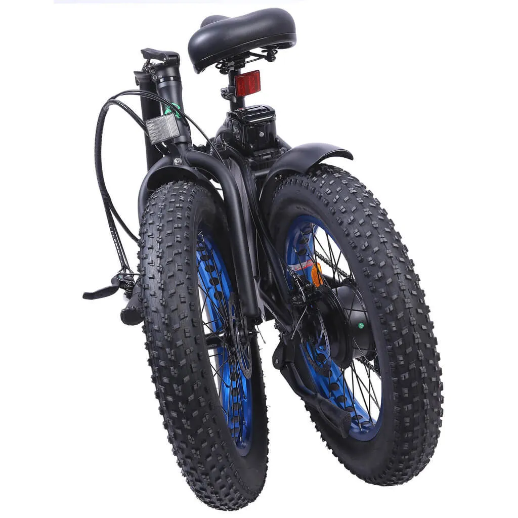 On Sale! UL Certified - Ecotric 20” 36V 500W Portable Folding Fat Tire Electric Bike