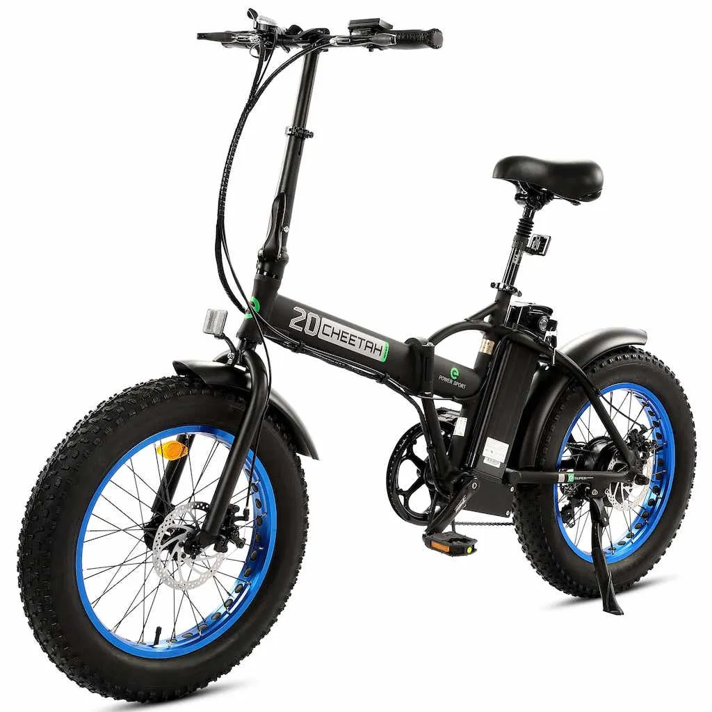 On Sale! UL Certified - Ecotric 20” 36V 500W Portable Folding Fat Tire Electric Bike