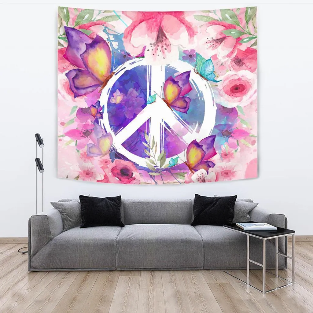 Peace Colorful Tapestry